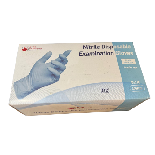D5000 Nitrile Gloves, Powder-Free & Latex-Free, 9-Inch Length, 3.5