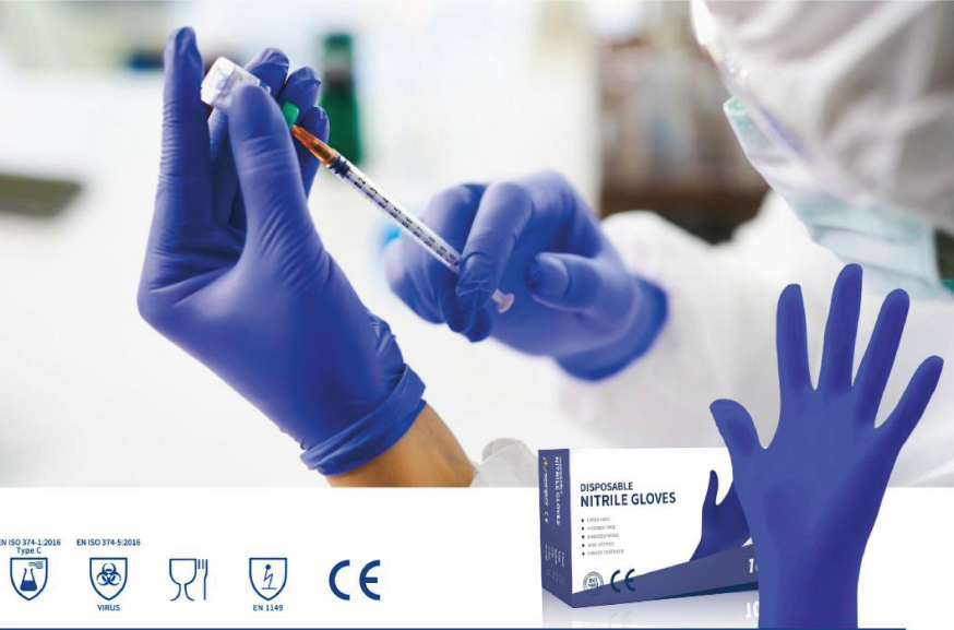 Nitrile Gloves – D5000 Series (Box of 300)