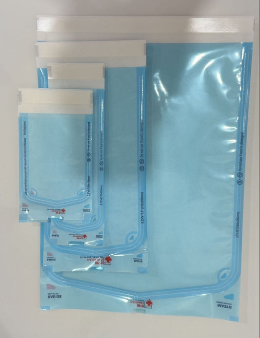 Self sealing sterilization pouches (Box of 200)